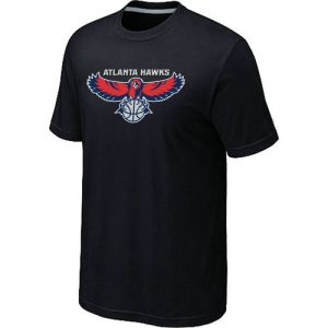NBA Atlanta Hawks Big & Tall Primary Logo T-Shirt Black