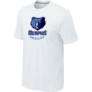 NBA Memphis Grizzlies Big & Tall Primary Logo T-Shirt White