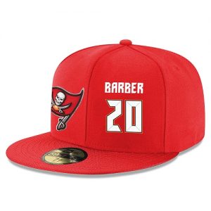 NFL Tampa Bay Buccaneers #20 Ronde Barber Snapback Adjustable Stitched Player Hat - Red White