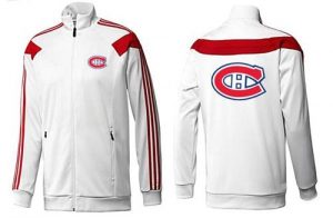 NHL Montreal Canadiens Zip Jackets White-2