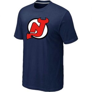 NHL New Jersey Devils Big & Tall Logo T-Shirt Dark Blue
