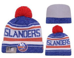 NHL New York Islanders New Era Logo Stitched Knit Beanies 004