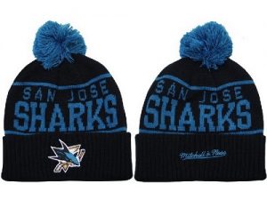 NHL San Jose Sharks Logo Stitched Knit Beanies 004