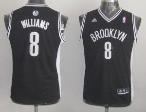 Nets #8 Deron Williams Black Stitched Youth NBA Jersey