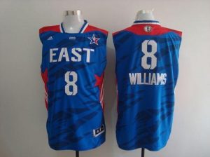 Nets #8 Deron Williams Blue 2013 All Star Embroidered NBA Jersey