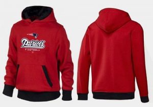 New England Patriots Critical Victory Pullover Hoodie Red & Black