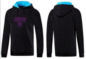 New York Giants Critical Victory Pullover Hoodie Black & Blue