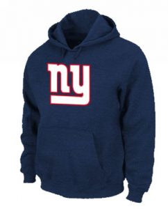 New York Giants Logo Pullover Hoodie Dark Blue