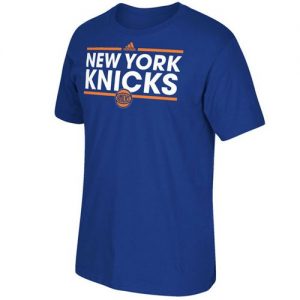 New York Knicks Adidas Dassler T-Shirt Blue