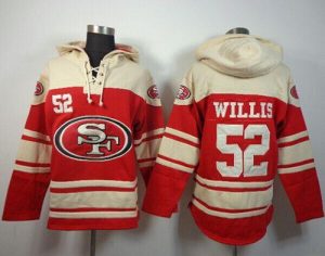 Nike 49ers #52 Patrick Willis Red Sawyer Hooded Sweatshirt NFL Hoodie