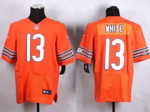 Nike Bears #13 Kevin White Orange Alternate Men's Stitched NFL Elite Jersey
