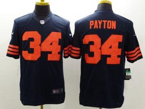 Nike Bears #34 Walter Payton Navy Blue 1940s Throwback Men's Stitched NFL Limited Jersey