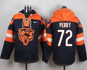 Nike Bears #72 William Perry Navy Blue Player Pullover NFL Hoodie