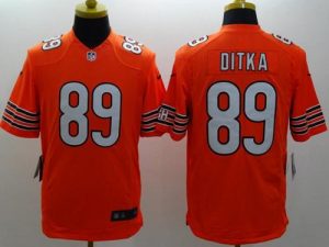 Nike Bears #89 Mike Ditka Orange Alternate Men's Stitched NFL Limited Jersey