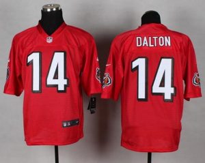 Nike Bengals #14 Andy Dalton Red Men's Stitched NFL Elite QB Practice Jersey