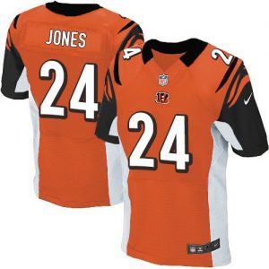 Nike Bengals #24 Adam Jones Orange Alternate Men's Stitched NFL Elite Jersey
