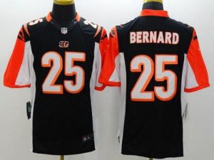 Nike Bengals #25 Giovani Bernard Black Team Color Men's Stitched NFL Limited Jersey