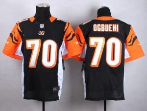 Nike Bengals #70 Cedric Ogbuehi Black Team Color Men's Stitched NFL Elite Jersey