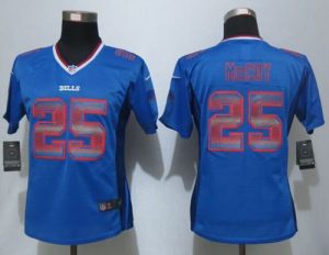 Nike Bills #25 LeSean McCoy Royal Blue Team Color Women's Stitched NFL Elite Strobe Jersey