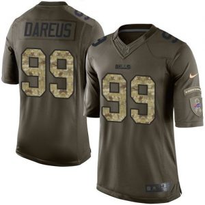 Nike Bills #99 Marcell Dareus Green Men's Stitched NFL Limited Salute To Service Jersey