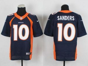 Nike Broncos #10 Emmanuel Sanders Navy Blue Alternate Men's Stitched NFL New Elite Jersey