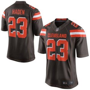 Nike Browns #23 Joe Haden Brown Team Color Youth Stitched NFL New Elite Jersey
