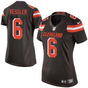 Nike Browns #6 Cody Kessler Brown Team Color Women's Stitched NFL New Elite Jersey