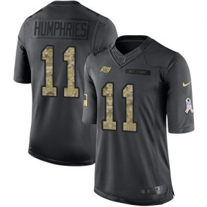 Nike Buccaneers #11 Adam Humphries Black Youth Stitched NFL Limited 2016 Salute to Service Jersey
