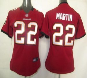 Nike Buccaneers #22 Doug Martin Red Team Color Women's Embroidered NFL Elite Jersey