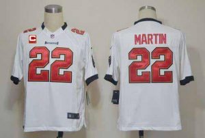 Nike Buccaneers #22 Doug Martin White With C Patch Men's Embroidered NFL Game Jersey