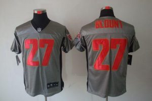 Nike Buccaneers #27 LeGarrette Blount Grey Shadow Men's Embroidered NFL Elite Jersey