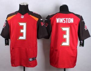 Nike Buccaneers #3 Jameis Winston Red Team Color Men's Stitched NFL New Elite Jersey