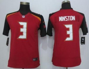 Nike Buccaneers #3 Jameis Winston Red Team Color Youth Stitched NFL New Limited Jersey