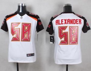Nike Buccaneers #58 Kwon Alexander White Youth Stitched NFL New Elite Jersey