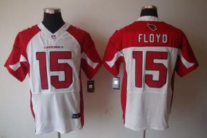 Nike Cardinals #15 Michael Floyd White Men's Embroidered NFL Elite Jersey