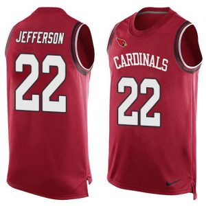 Nike Cardinals #22 Tony Jefferson Red Team Color Men's Stitched NFL Limited Tank Top Jersey