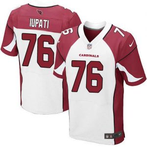 Nike Cardinals #76 Mike Iupati White Men's Stitched NFL Elite Jersey