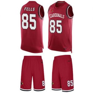 Nike Cardinals #85 Darren Fells Red Team Color Men's Stitched NFL Limited Tank Top Suit Jersey