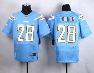 Nike Chargers #28 Melvin Gordon Electric Blue Alternate Men's Stitched NFL New Elite Jersey