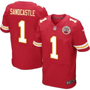 Nike Chiefs #1 Leon Sandcastle Red Team Color Men's Embroidered NFL Elite Jersey