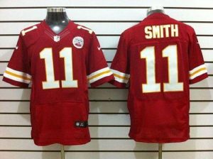 Nike Chiefs #11 Alex Smith Red Team Color Men's Embroidered NFL Elite Jersey