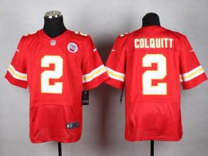 Nike Chiefs #2 Dustin Colquitt Red Team Color Men's Stitched NFL Elite Jersey