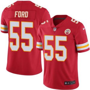 Nike Chiefs #55 Dee Ford Red Men's Stitched NFL Limited Rush Jersey