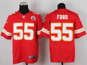 Nike Chiefs #55 Dee Ford Red Team Color Men's Stitched NFL Elite Jersey