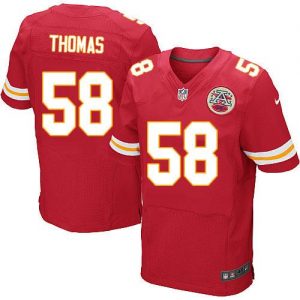 Nike Chiefs #58 Derrick Thomas Red Team Color Men's Stitched NFL Elite Jersey