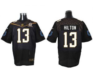 Nike Colts #13 T.Y. Hilton Black 2016 Pro Bowl Men's Stitched NFL Elite Jersey