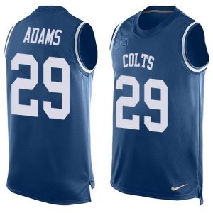 Nike Colts #29 Mike Adams Royal Blue Team Color Men's Stitched NFL Limited Tank Top Jersey