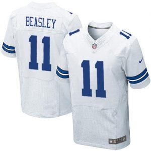 Nike Cowboys #11 Cole Beasley White Men's Stitched NFL Elite Jersey