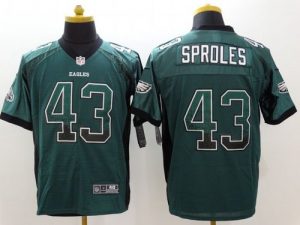 Nike Eagles #43 Darren Sproles Midnight Green Team Color Men's Stitched NFL Elite Drift Fashion Jersey