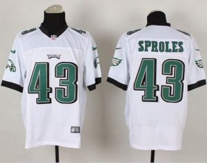 Nike Eagles #43 Darren Sproles White Men's Stitched NFL Elite Jersey